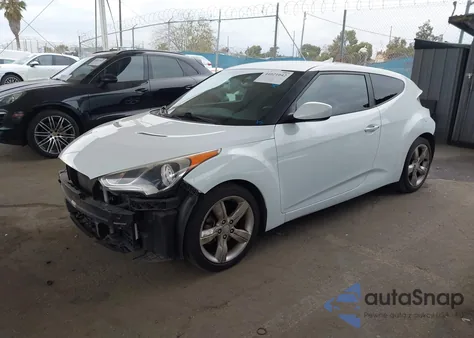 2014 Hyundai Veloster Base W/Black z USA, uszkodzony, nr VIN KMHTC6AD3EU187156